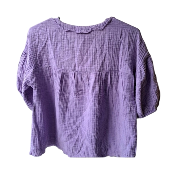 *NWT*  BOUTIQUE BRAND  BEAUTIFUL GAUZE TOP SIZE S Will Fit M - Picture 2 of 4